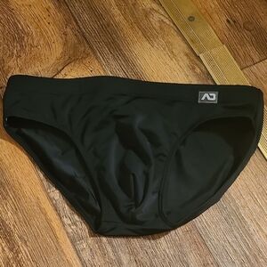 Men's Black Swim Briefs